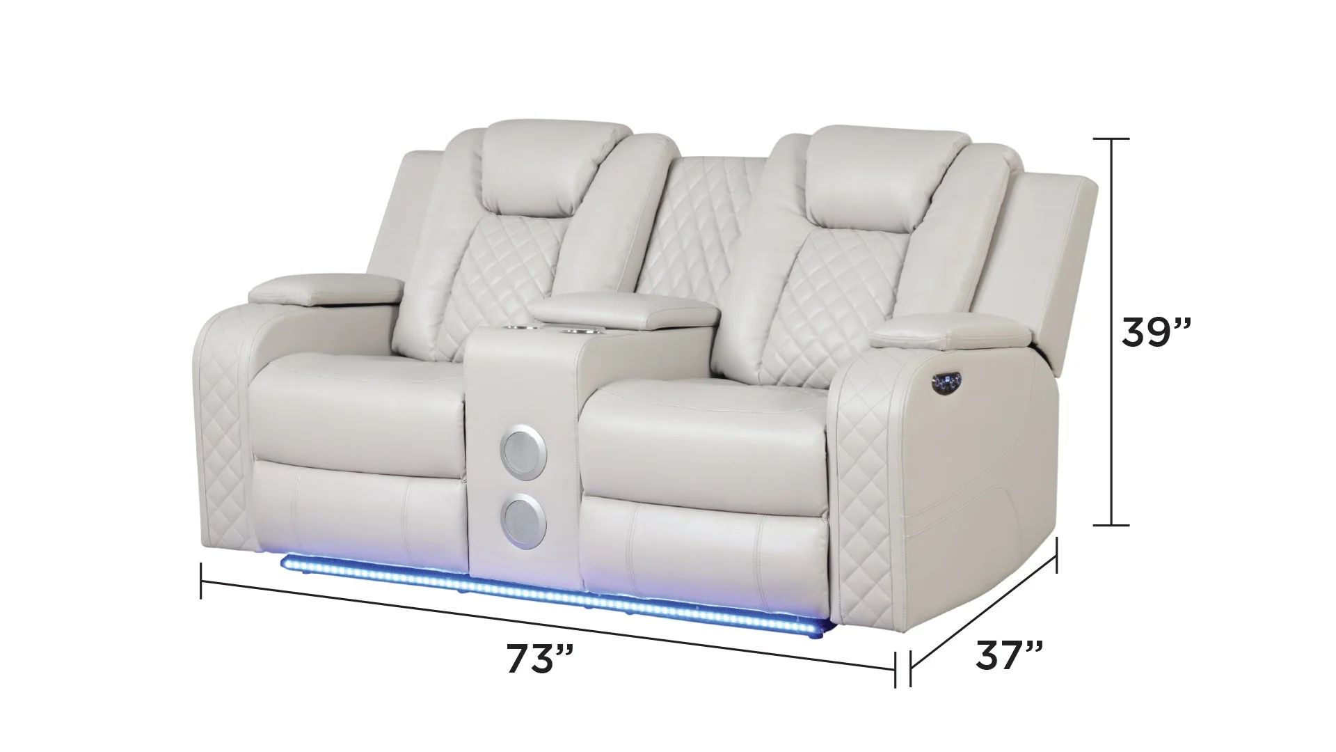 Benz Loveseat Ice - Image 2