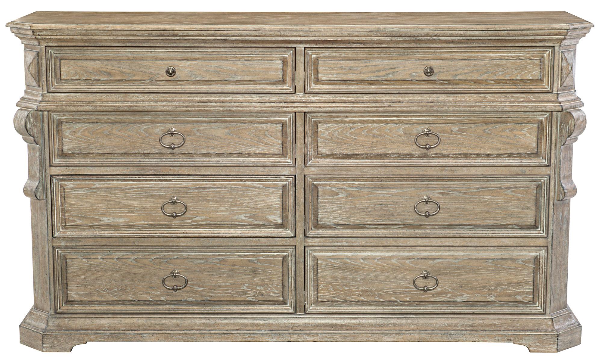 Bernhardt Campania 8 Drawer Dresser in Weathered Sand 370-042