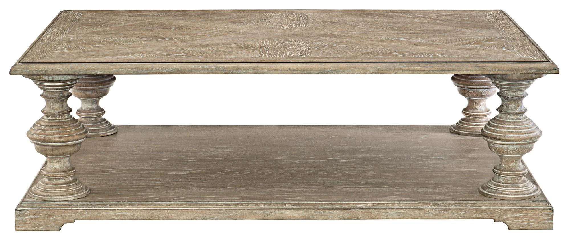 Bernhardt Campania Cocktail Table in Weathered Sand 370-023