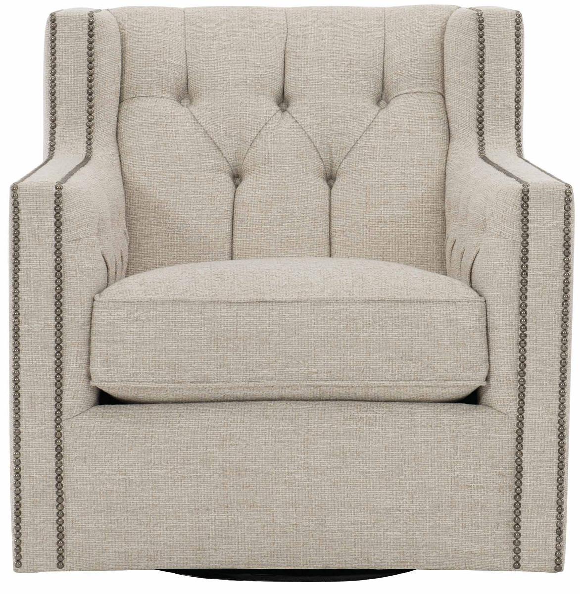 Bernhardt Upholstery Candace Fabric Swivel Chair B7272SC