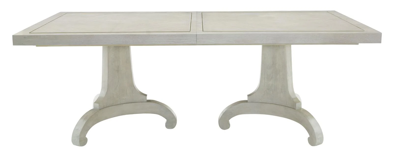 Bernhardt Criteria Rectangular Dining Table in Heather Gray 363-242G-244G