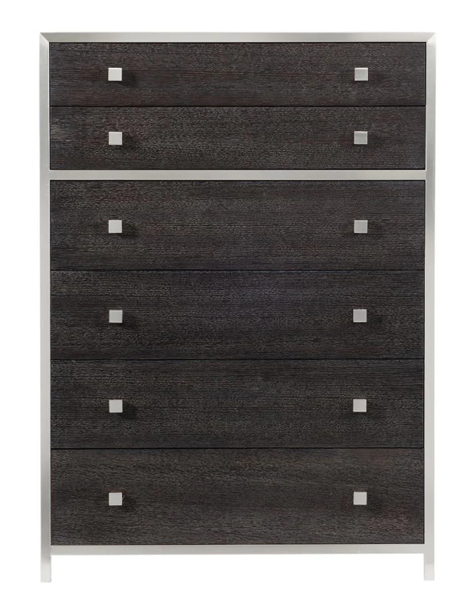 Bernhardt Decorage Tall Chest in Cerused Mink/Silver Mist 380-118