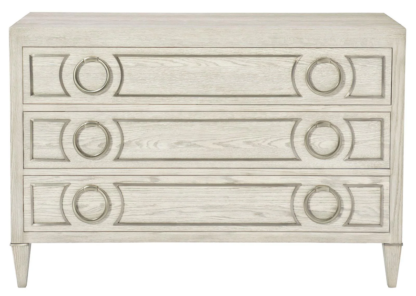 Bernhardt Domaine Blanc 3 Drawer Chest in Dove White 374-115