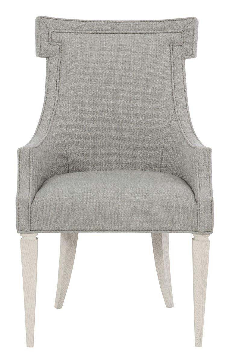 Bernhardt Domaine Blanc Arm Chair in Dove White 374-548 (Set of 2)