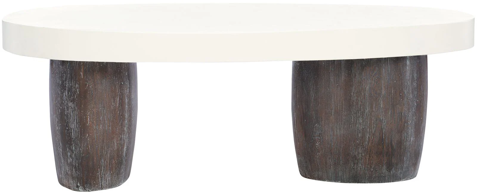 Bernhardt Logan Square Arlo Cocktail Table in Bone/Brownstone 303-013