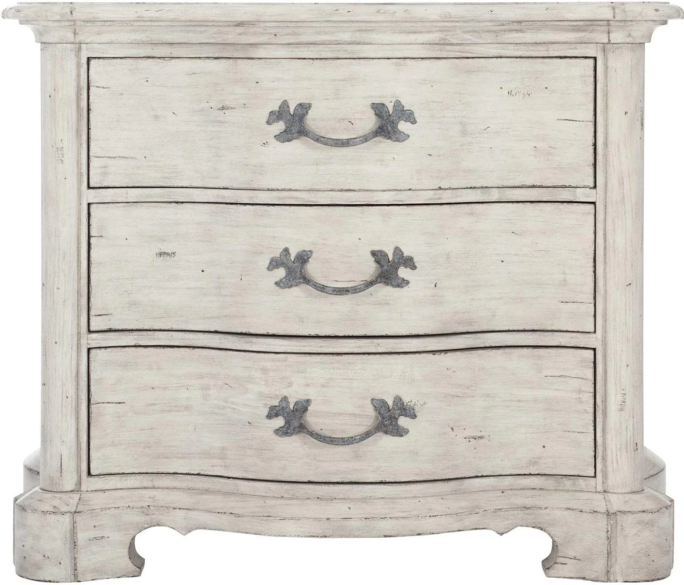 Bernhardt Mirabelle 3 Drawer Nightstand in Cotton 304-230