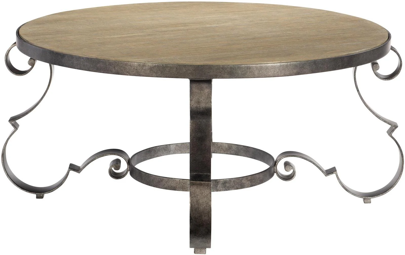 Bernhardt Villa Toscana Round Cocktail Table in Criollo 302-015