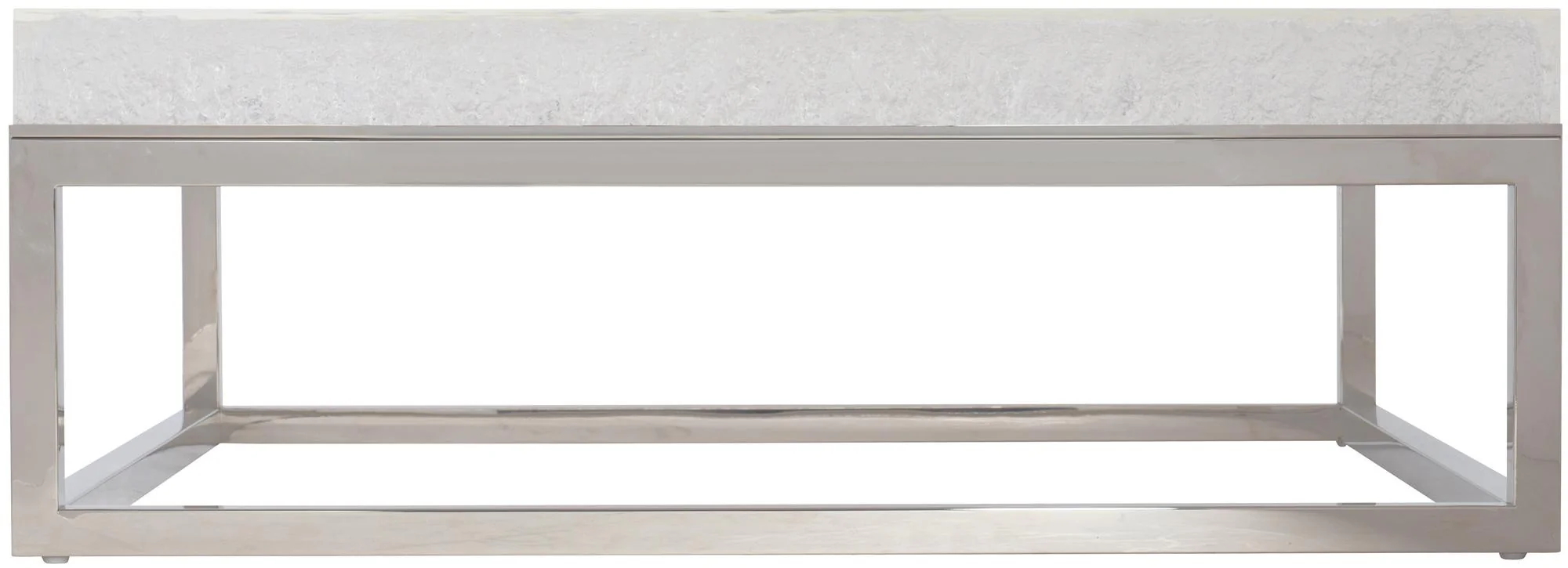 Bernhardt Interiors Arctic Cocktail Table in Stainless Steel 375021