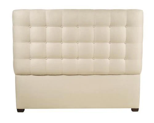 Bernhardt Interiors Avery Button-Tufted California King Headboard w/Bed Frame in Espresso