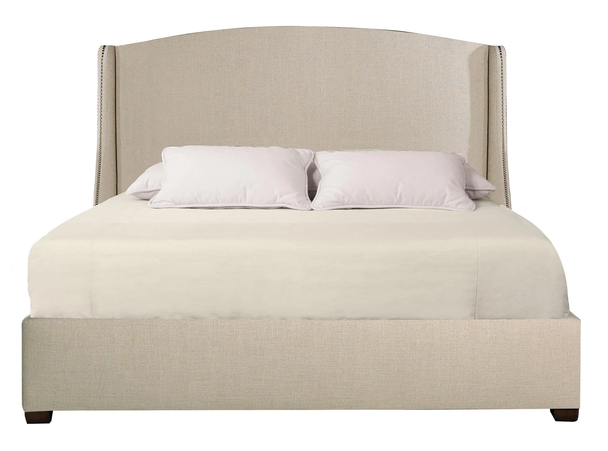 Bernhardt Interiors Cooper Wing Queen Bed with Taller Headboard in Espresso