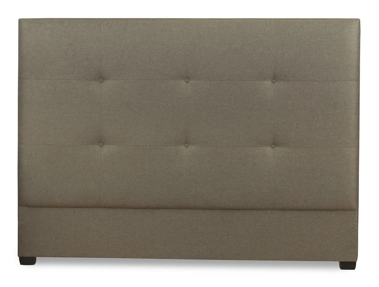 Bernhardt Interiors Derrick Tufted King Headboard w/Bed Frame in Espresso