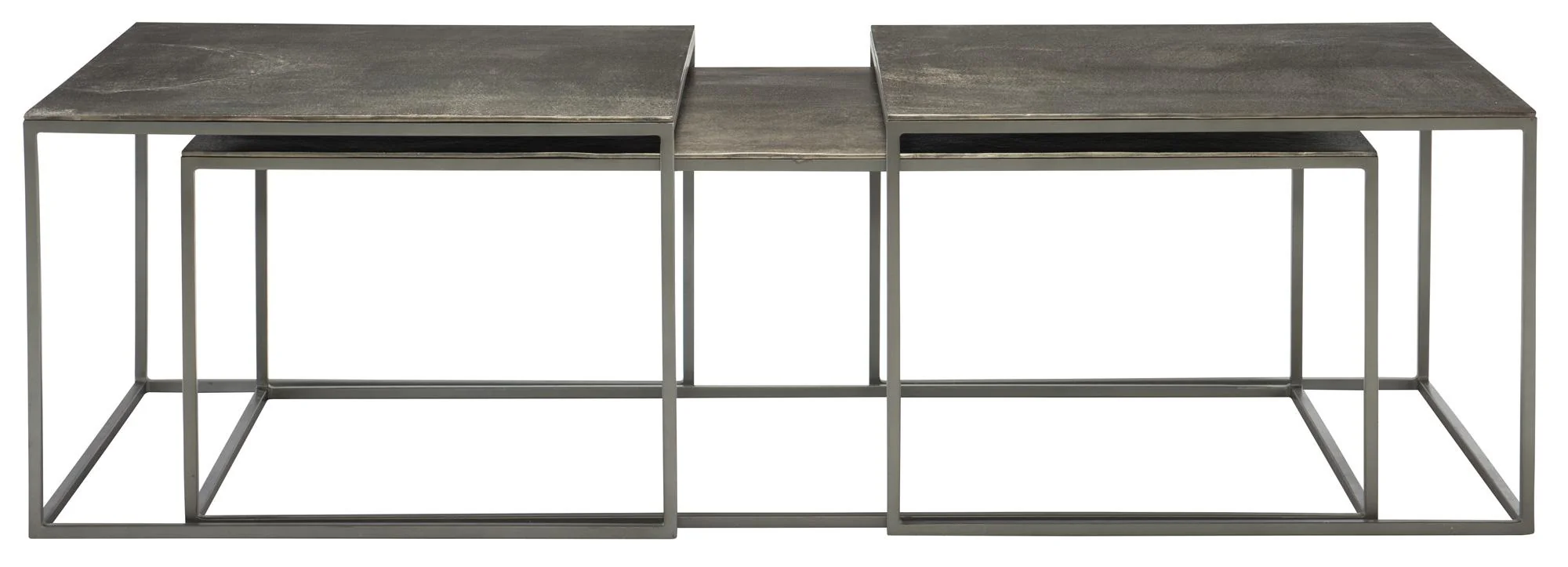 Bernhardt Interiors Eaton Nesting Cocktail Table in Graphite 375-005