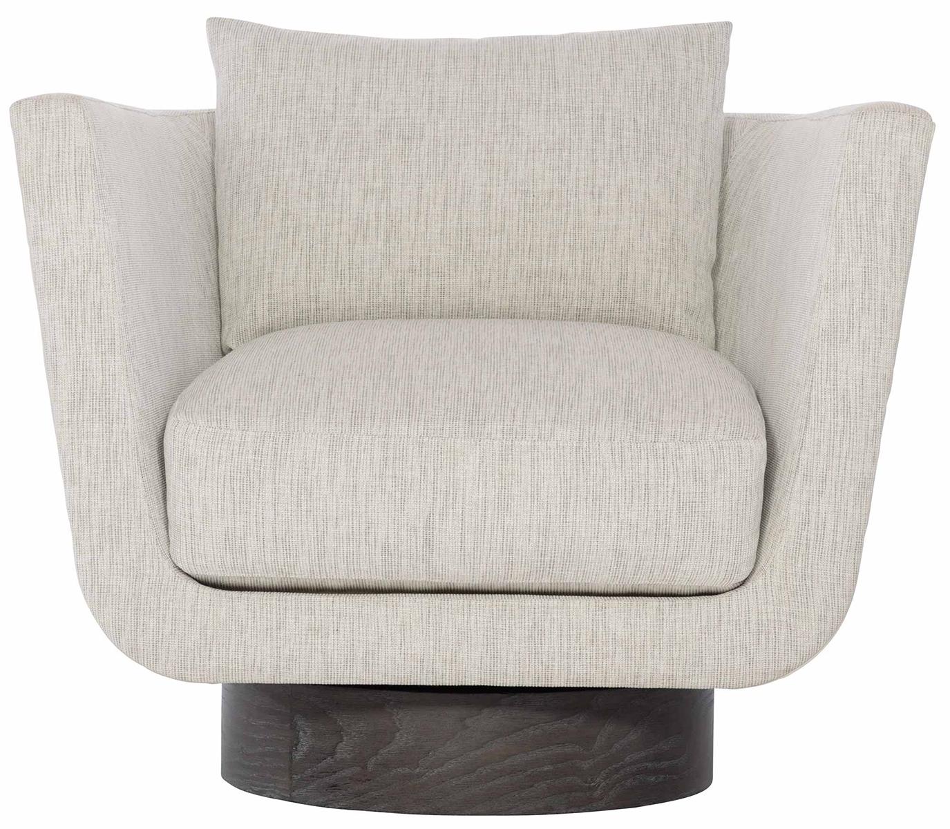 Bernhardt Interiors Gemma Swivel Chair in Portobello N6503S