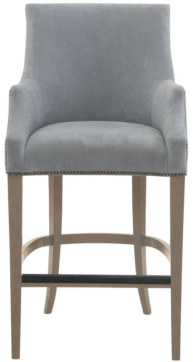 Bernhardt Interiors Keeley Bar Stool in Smoke 348588A