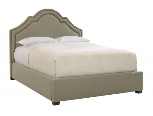 Bernhardt Interiors Madison Crown Top Queen Bed in Espresso