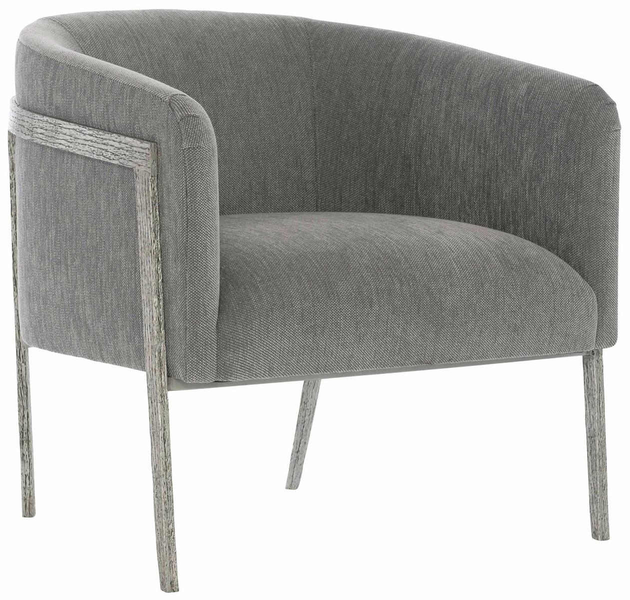 Bernhardt Interiors Miranda Upholstered Chair in Nickel N7503