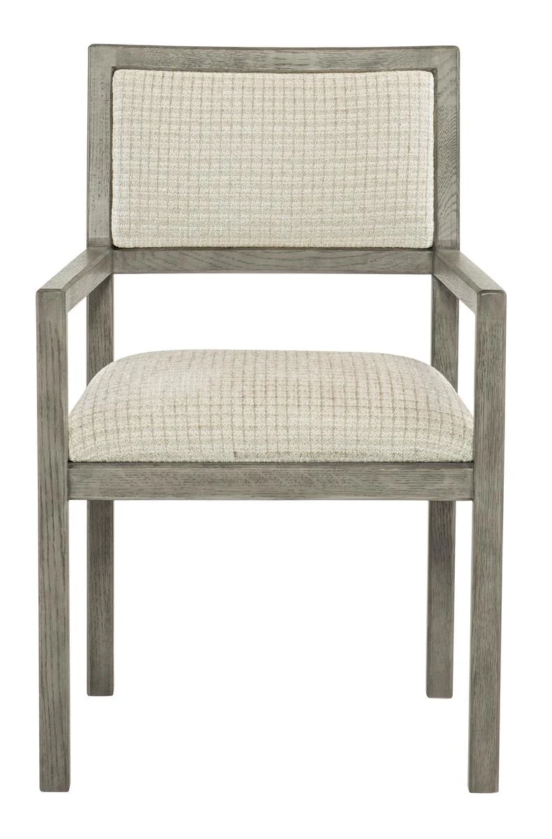 Bernhardt Interiors Mitcham Arm Chair (Set of 2) in Rustic Gray 369-566