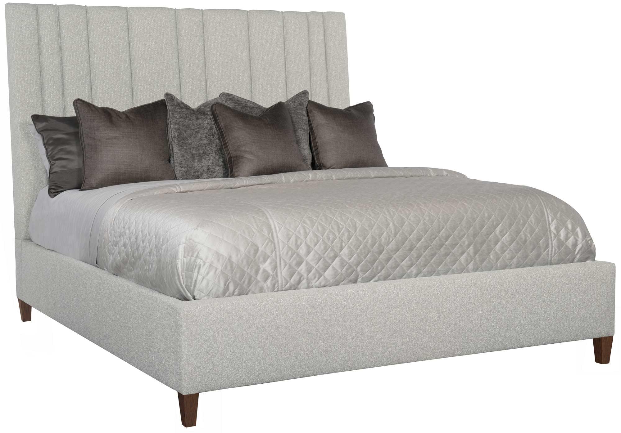Bernhardt Interiors Modena Upholstered Queen Bed in Espresso
