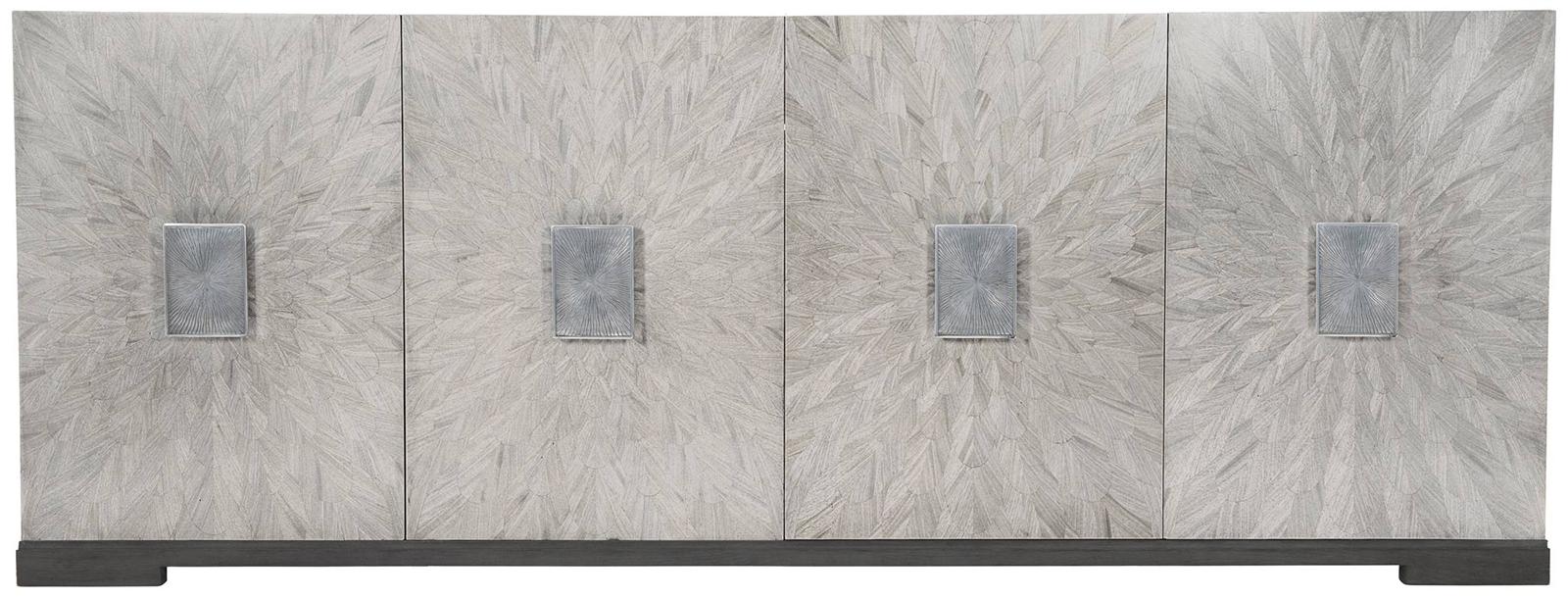 Bernhardt Interiors Montague Entertainment Credenza in Light Gray 301-875