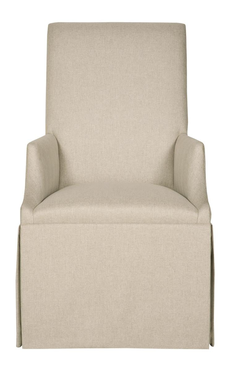 Bernhardt Interiors Tessa Skirted Arm Chair (Set of 2) in Cocoa 353-504