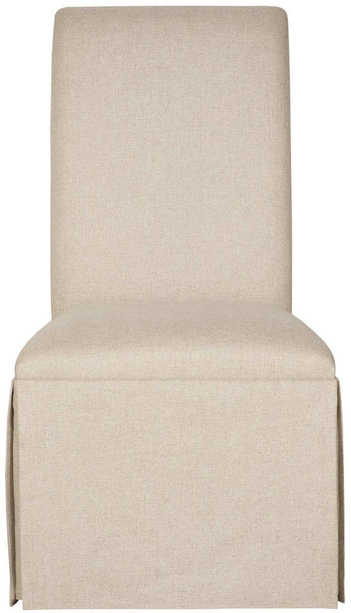 Bernhardt Interiors Tessa Skirted Side Chair (Set of 2) in Cocoa 353-503
