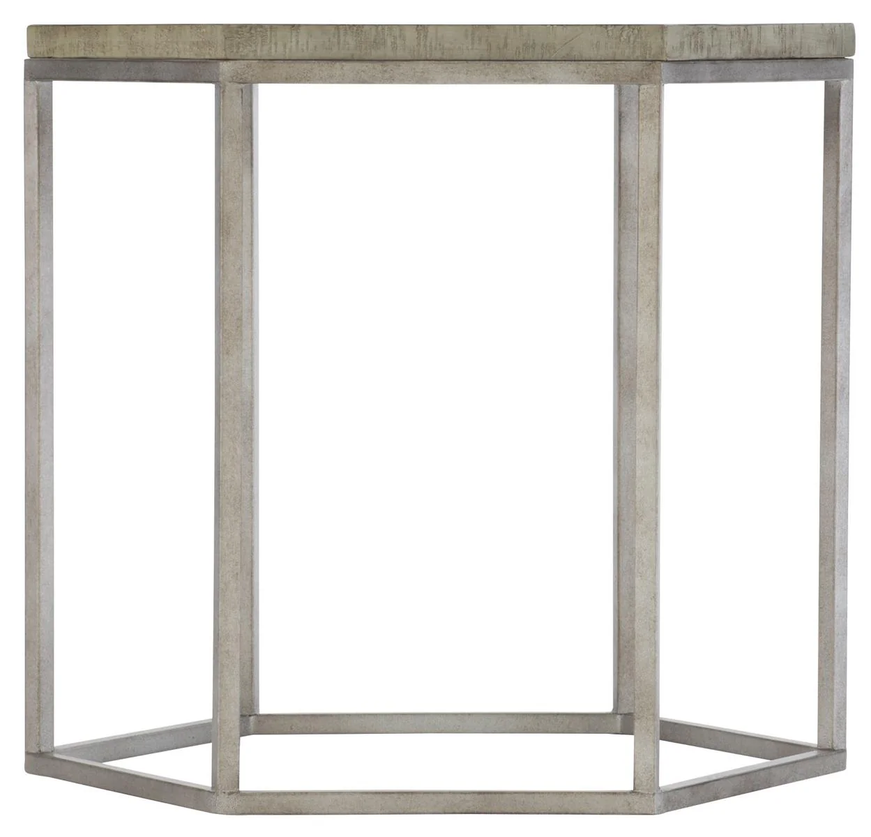 Bernhardt Loft Highland Park Gresham Nexagonal End Table in Morel 398-124G