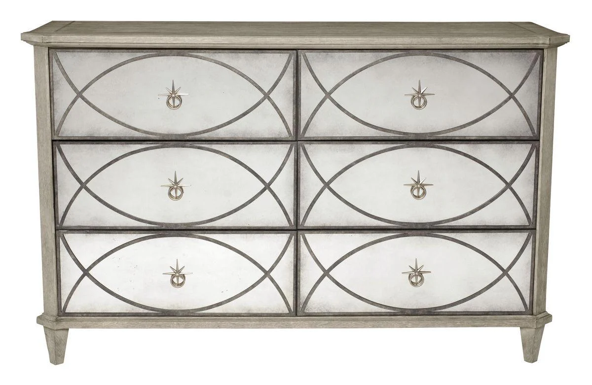 Bernhardt Marquesa 6-Drawer Dresser in Gray Cashmere 359-044N