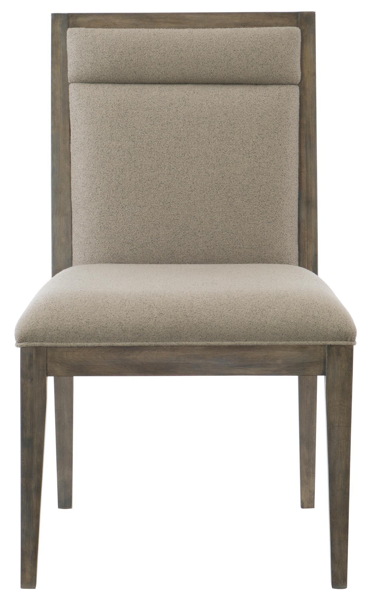 Bernhardt Profile Side Chair in Warm Taupe (Set of 2) 378-565