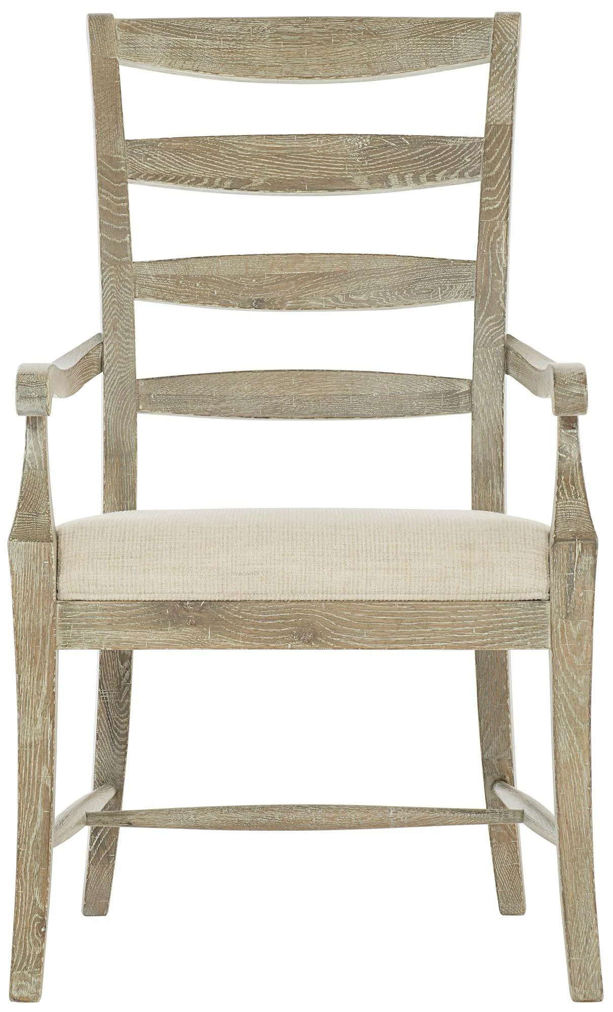 Bernhardt Rustic Patina Ladderback Arm Chair in Sand 387-556 (Set of 2)