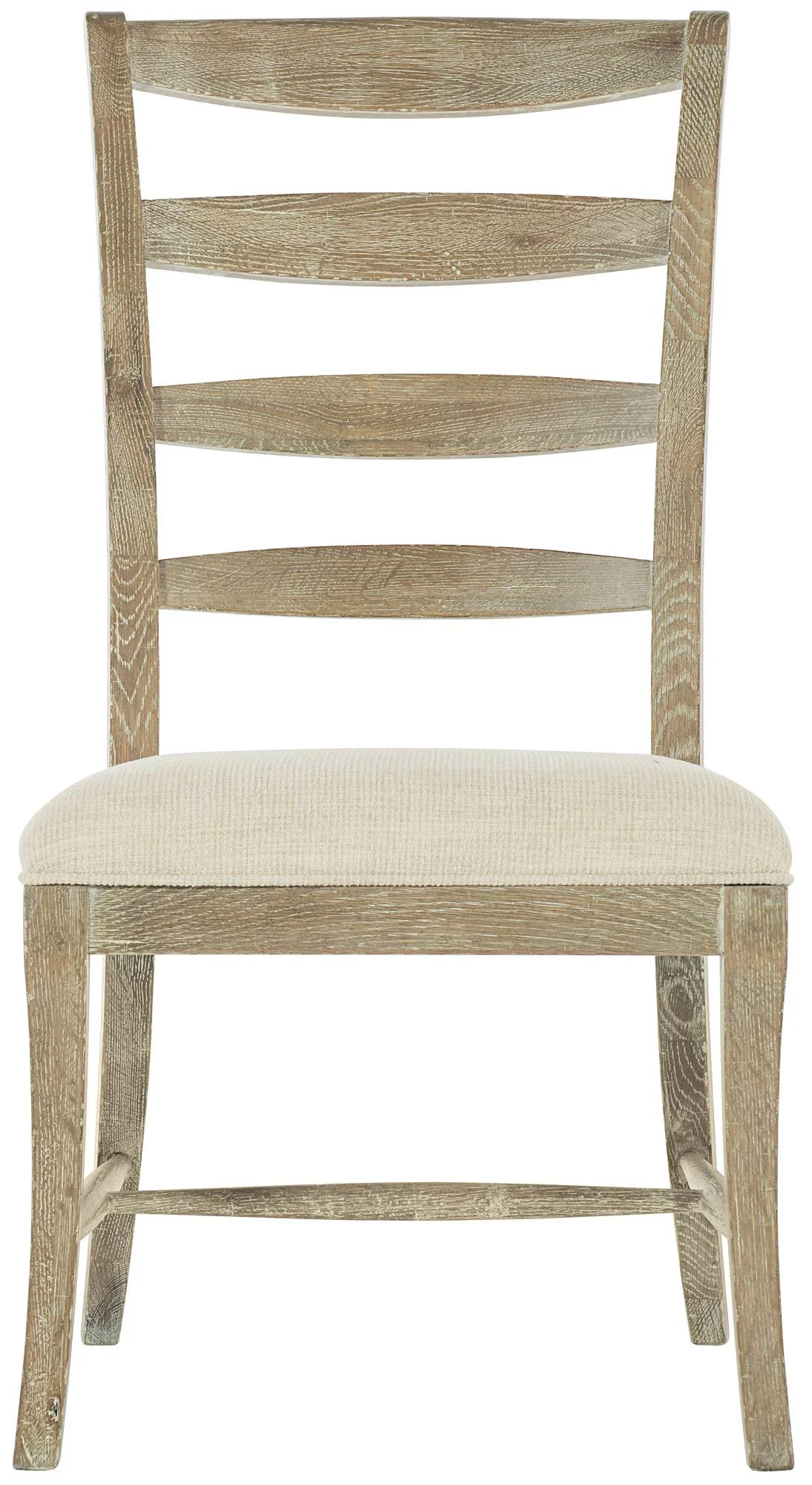 Bernhardt Rustic Patina Ladderback Side Chair in Sand 387-555 (Set of 2)