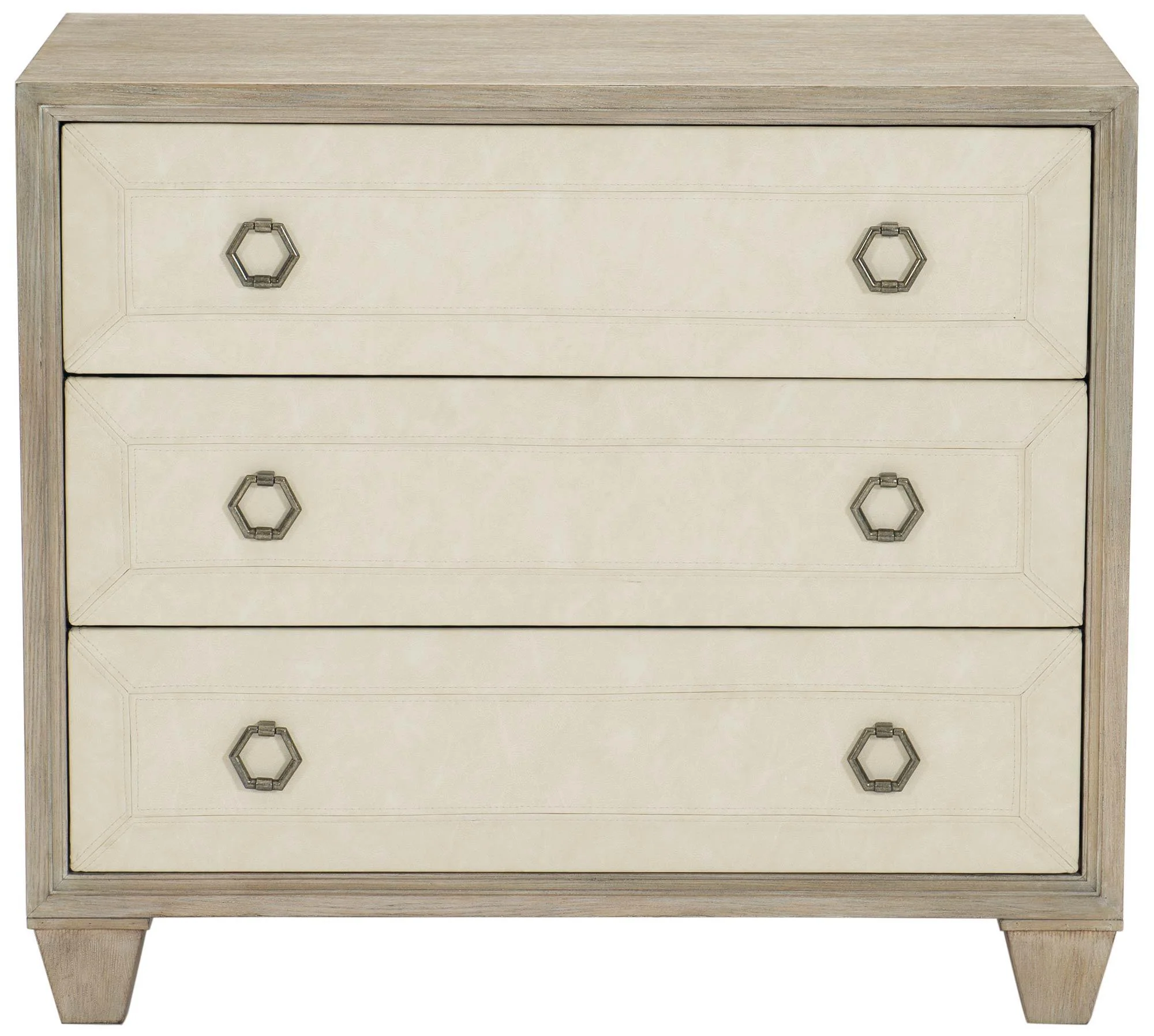 Bernhardt Santa Barbara 3-Drawer Nightstand in Sandstone 385-218