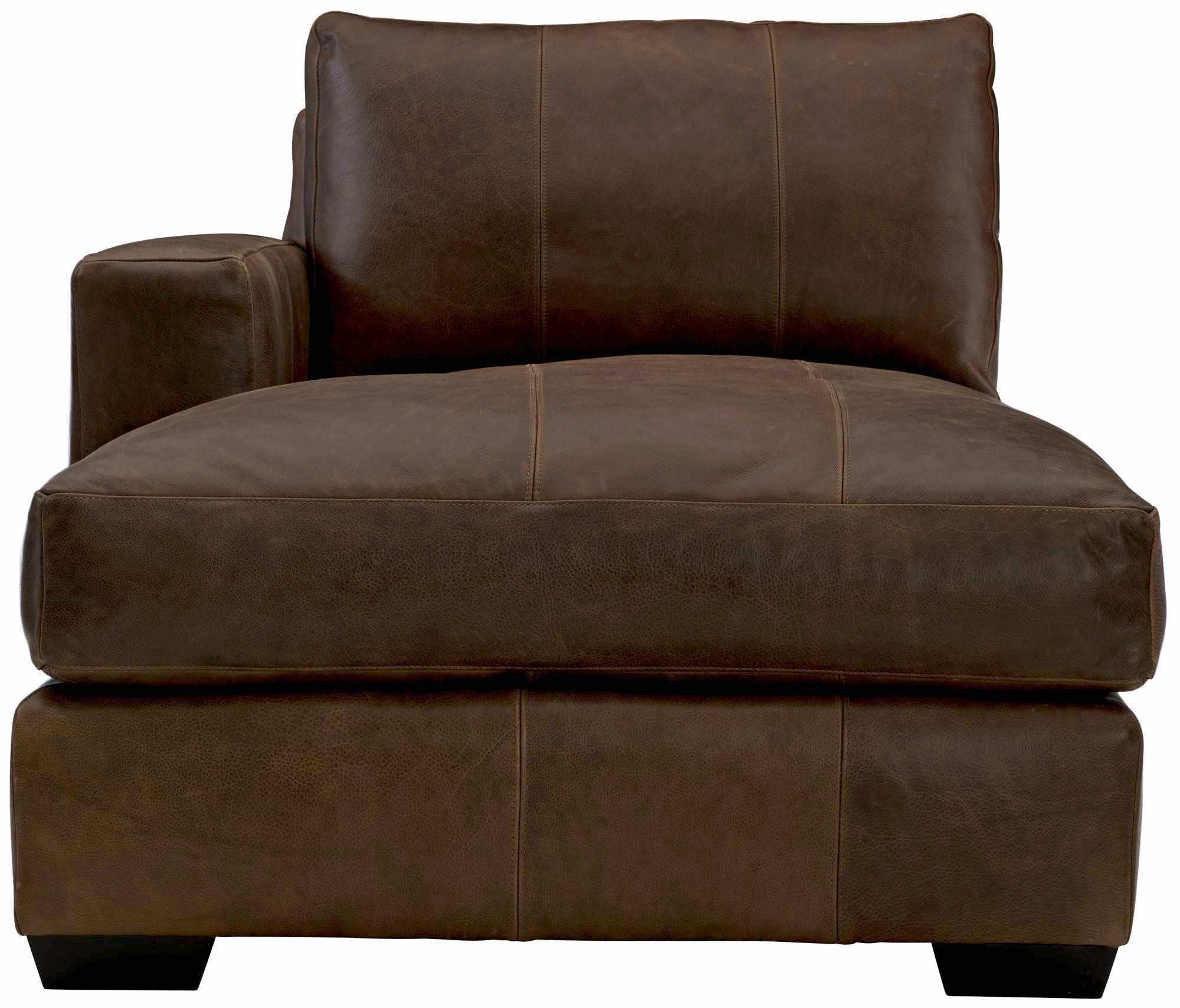 Bernhardt Upholstery Dawkins Leather Left Arm Chaise 9238LO