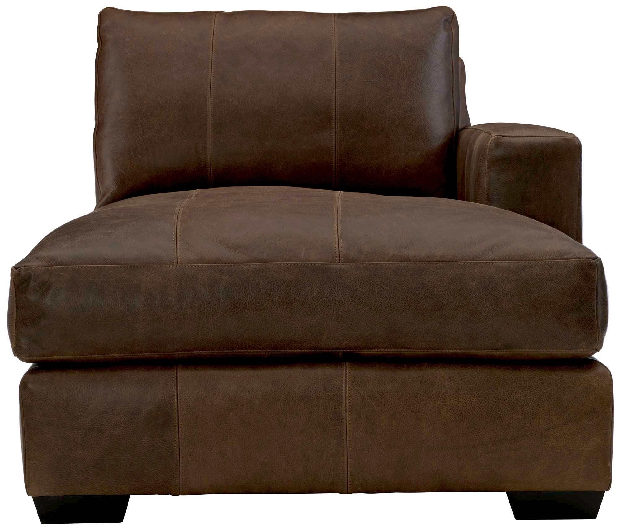 Bernhardt Upholstery Dawkins Leather Right Arm Chaise 9237LO