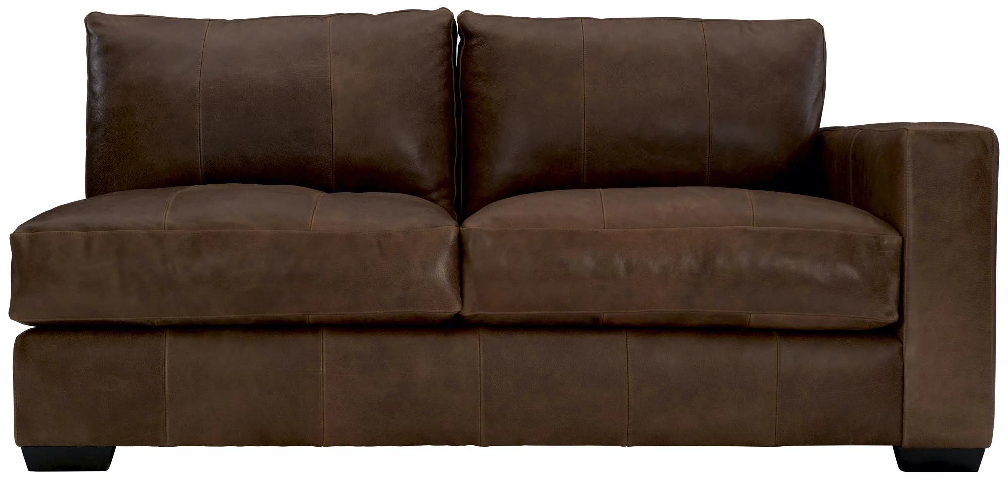 Bernhardt Upholstery Dawkins Leather Right Arm Loveseat 9241LO