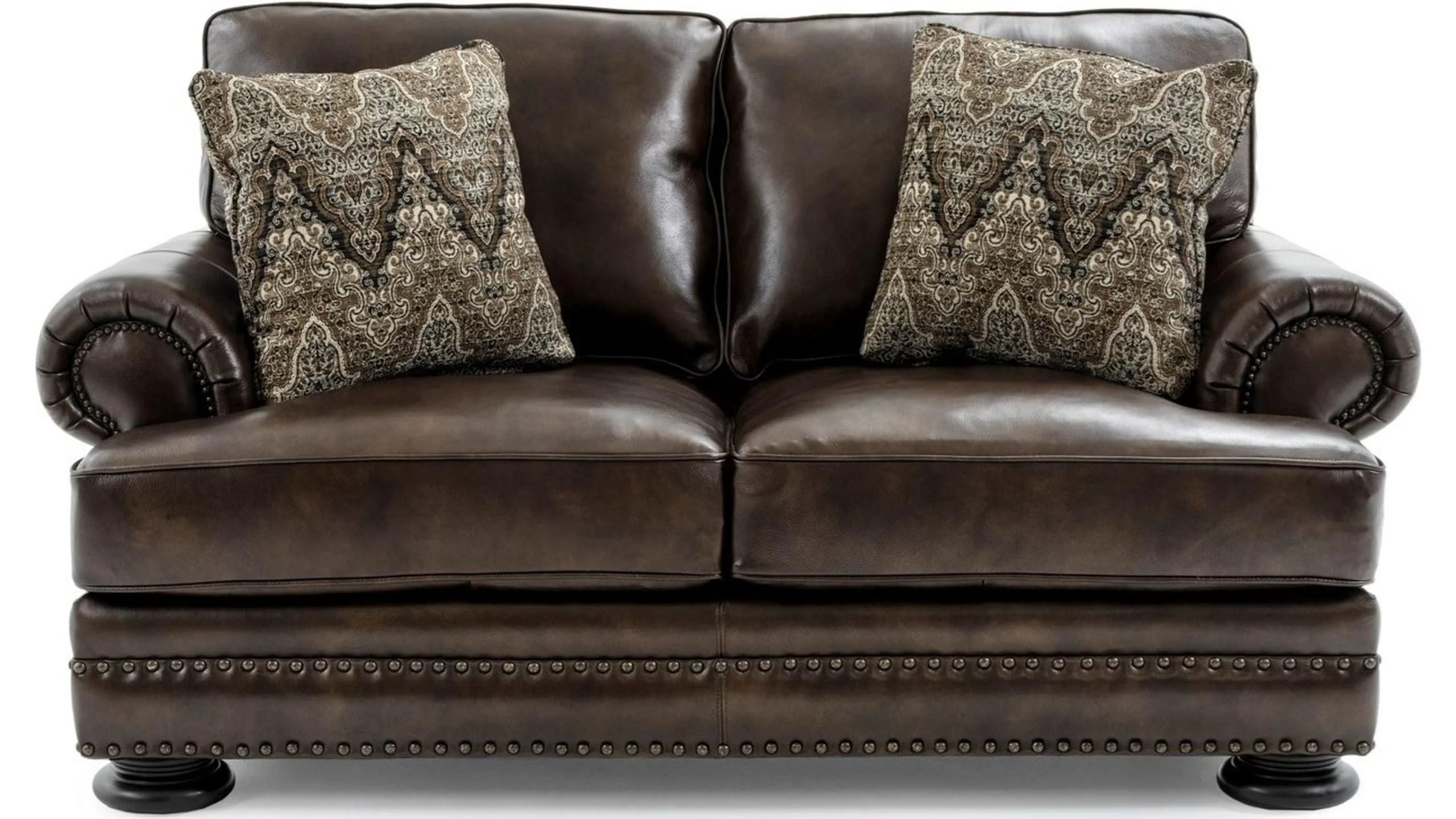 Bernhardt Upholstery Foster Leather Loveseat 5375L2