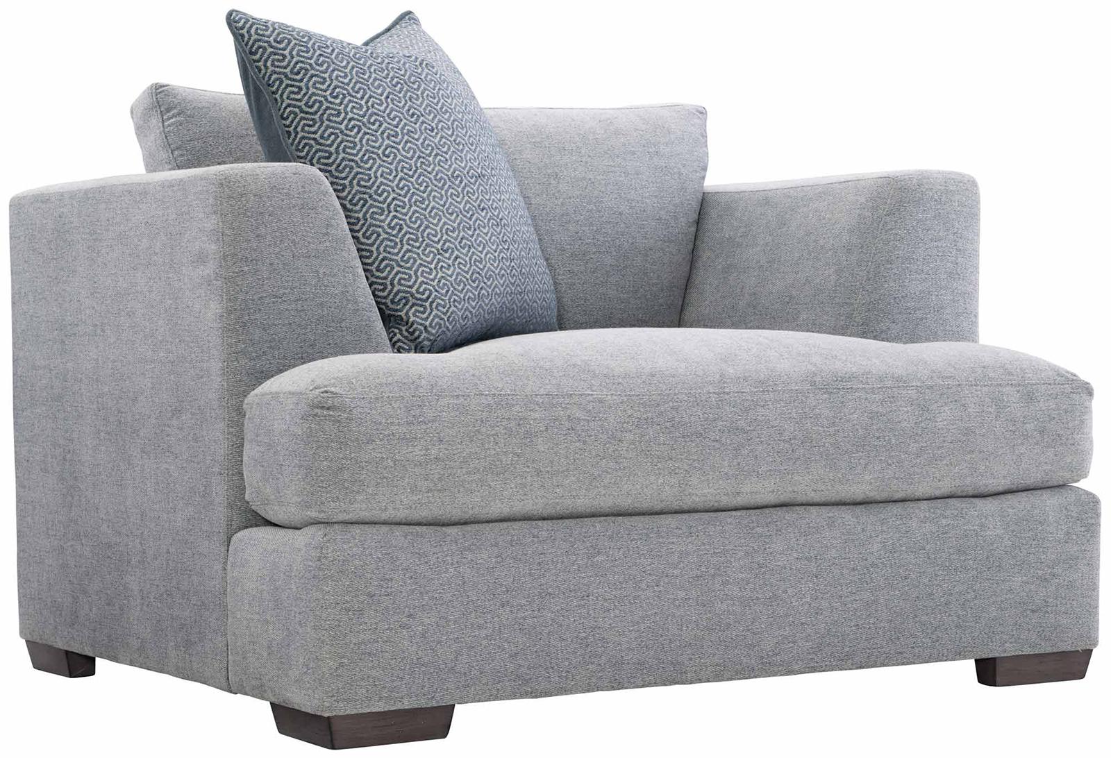 Bernhardt Upholstery Giselle Chair in Aged Gray P6922