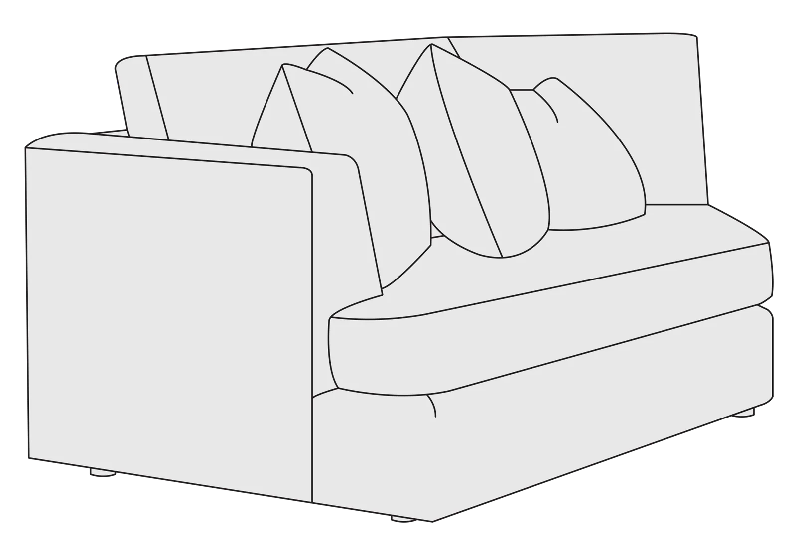 Bernhardt Upholstery Sydney Left Arm Chaise B9438