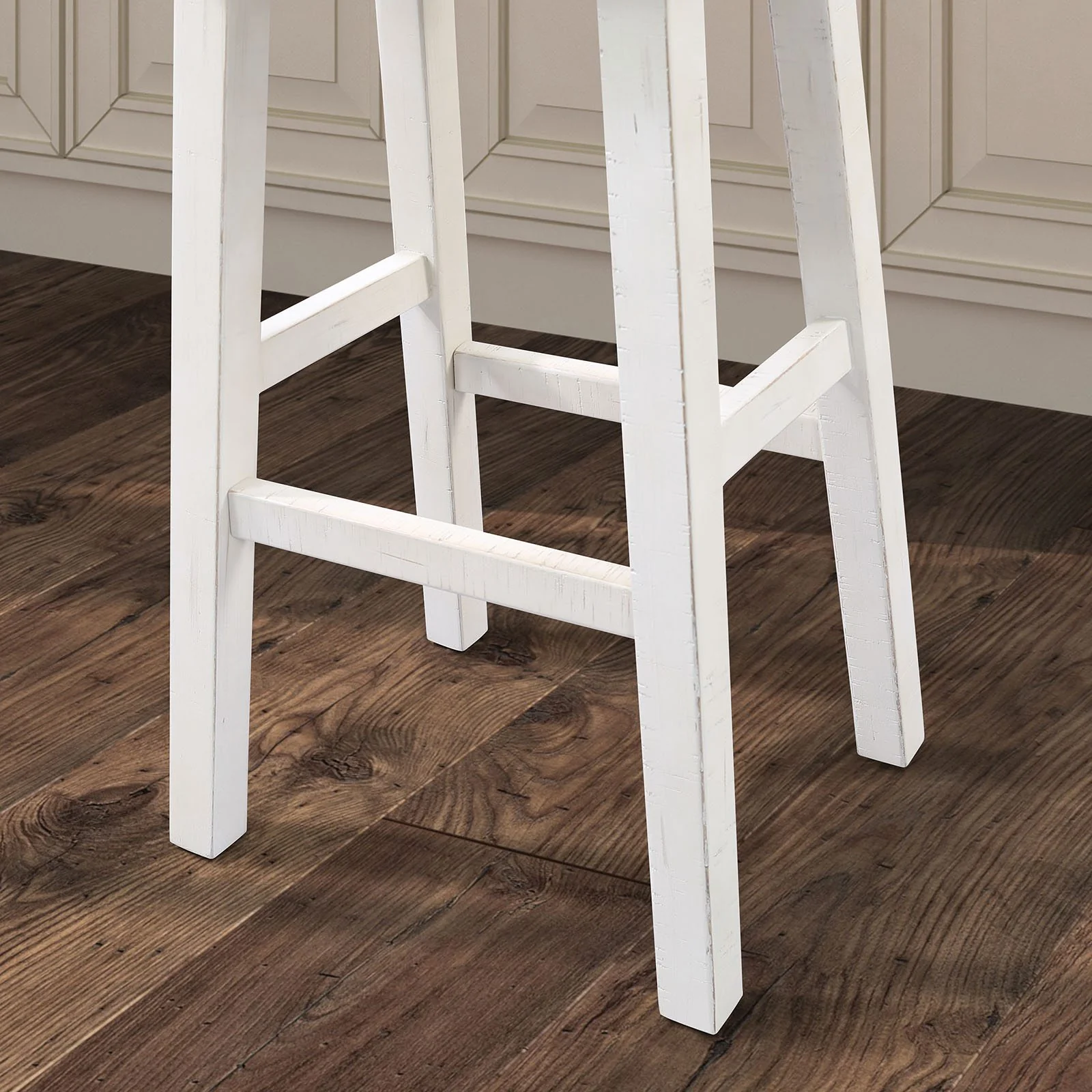 Biasca 29" Stool, (2/CTN), Gray/White - Image 4
