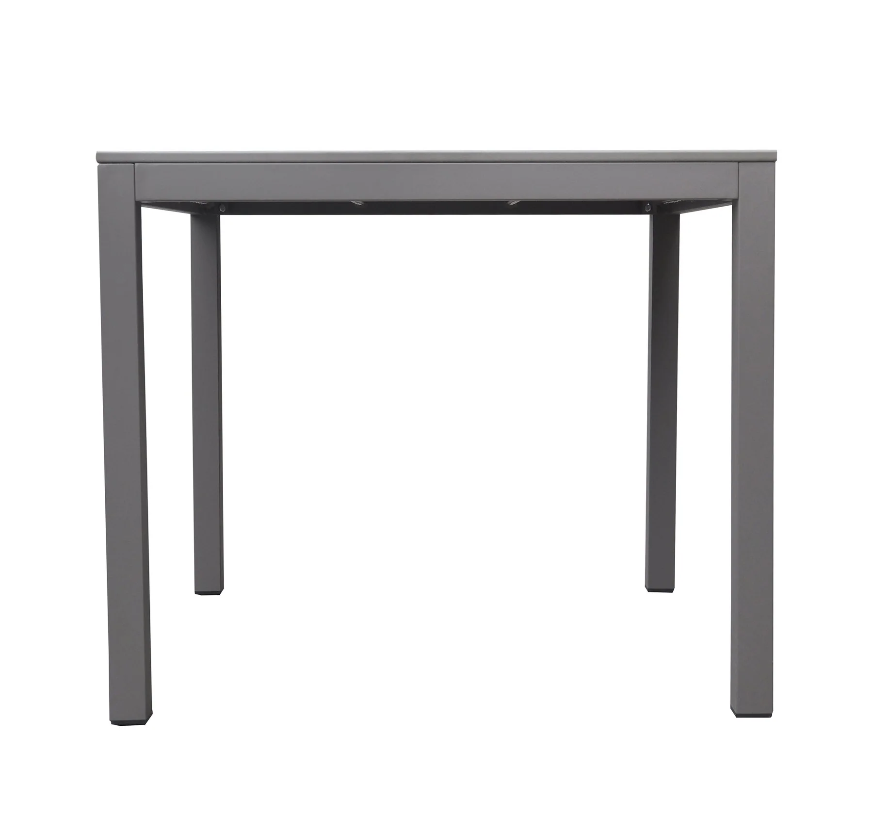 Bistro Dining Set Gray Powder Coated Finish (Table with 4 chairs) - Image 7