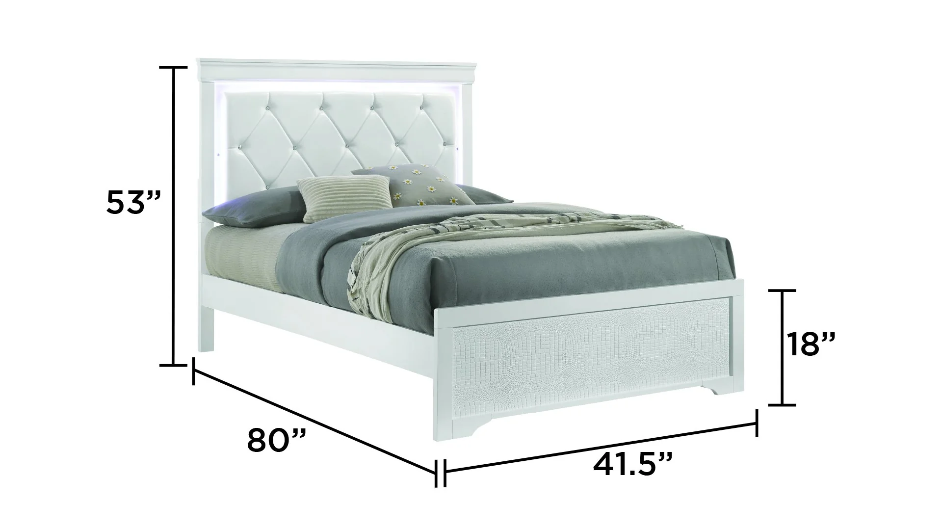Blaze Twin 5PC White - Image 5