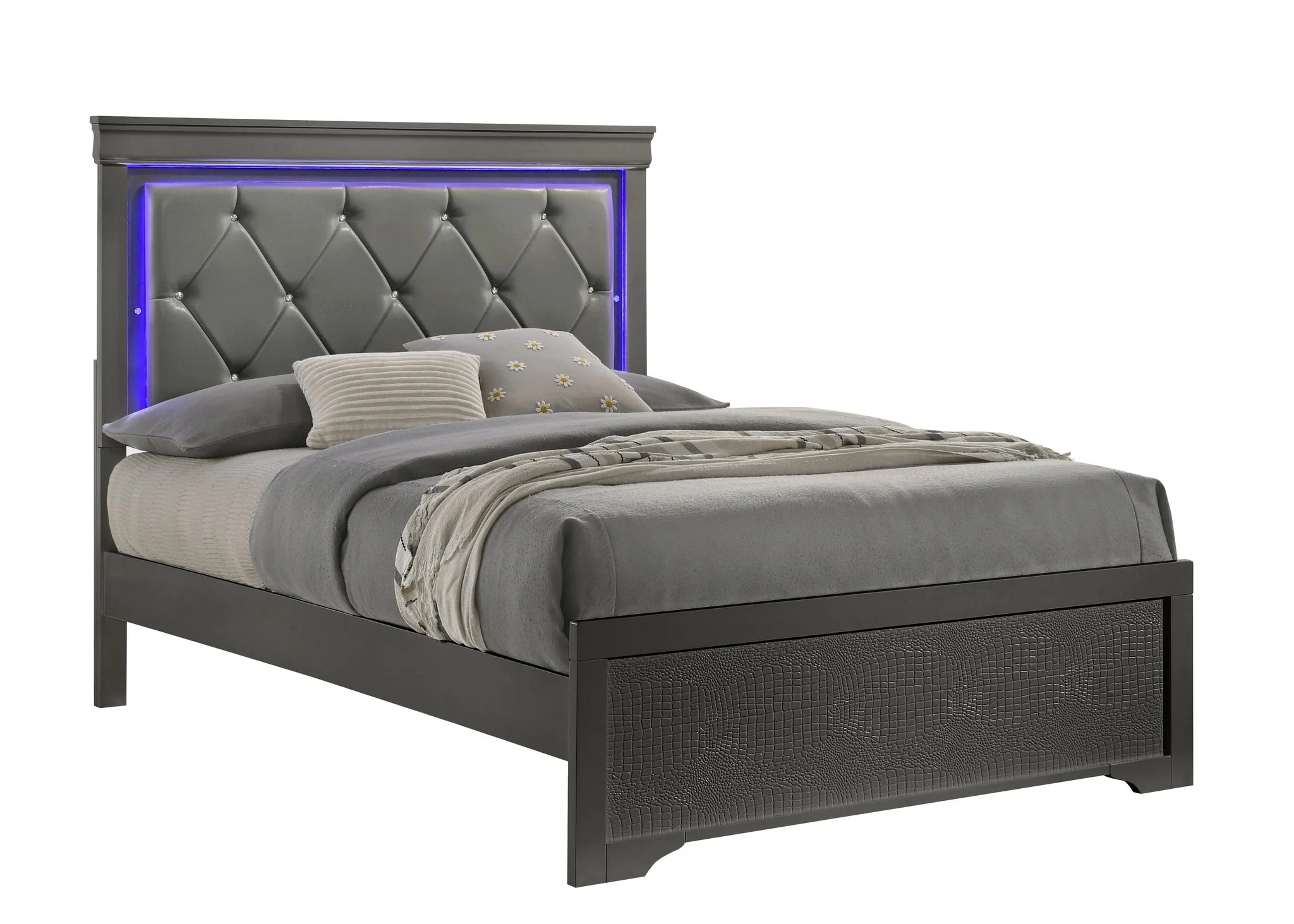 Blaze Twin Bed Gray