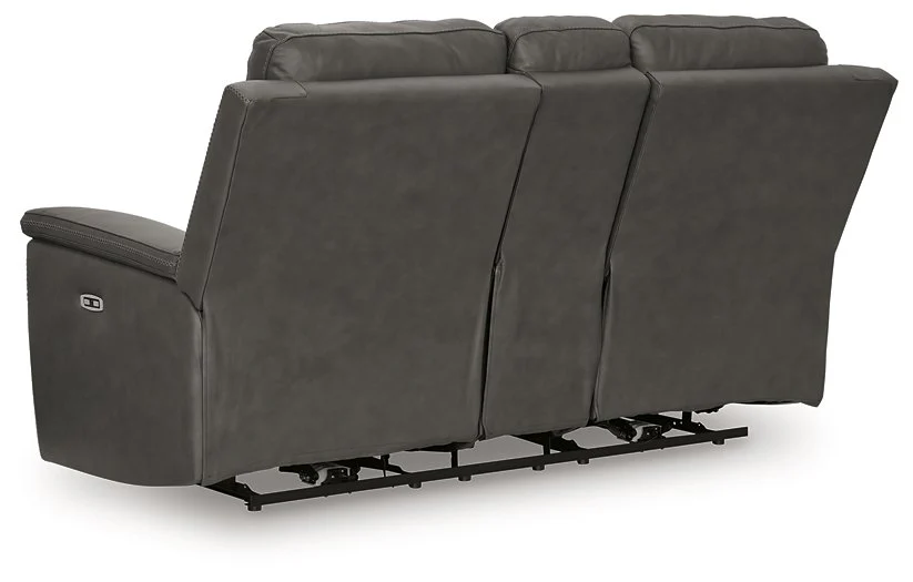 Bleckley Power Reclining Loveseat with Console - Image 17