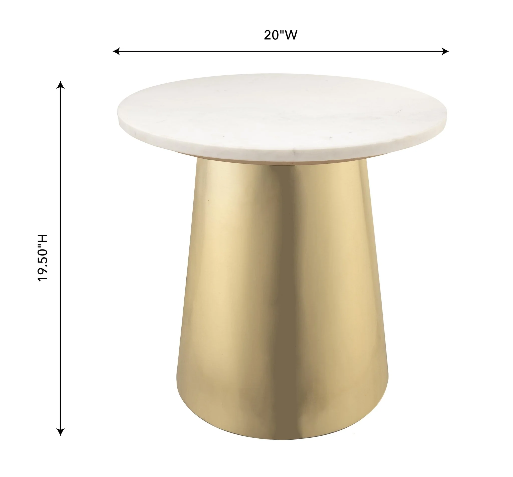 Bleeker Marble Side Table - Image 5