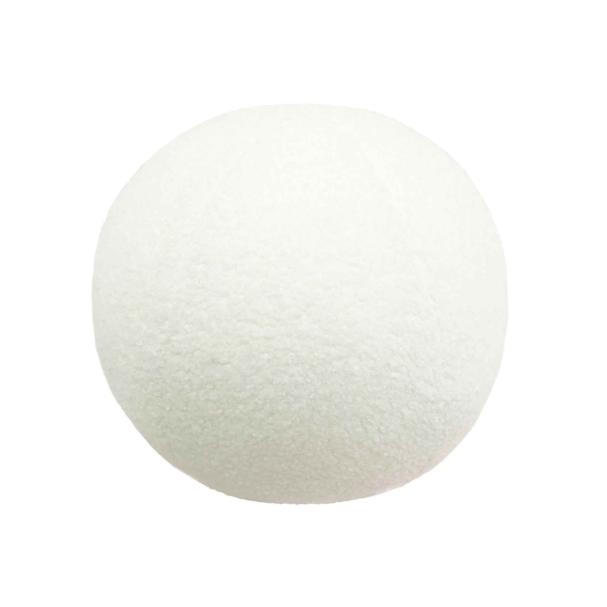 Boba Cream Vegan Shearling 14 inch Pillow - Image 2