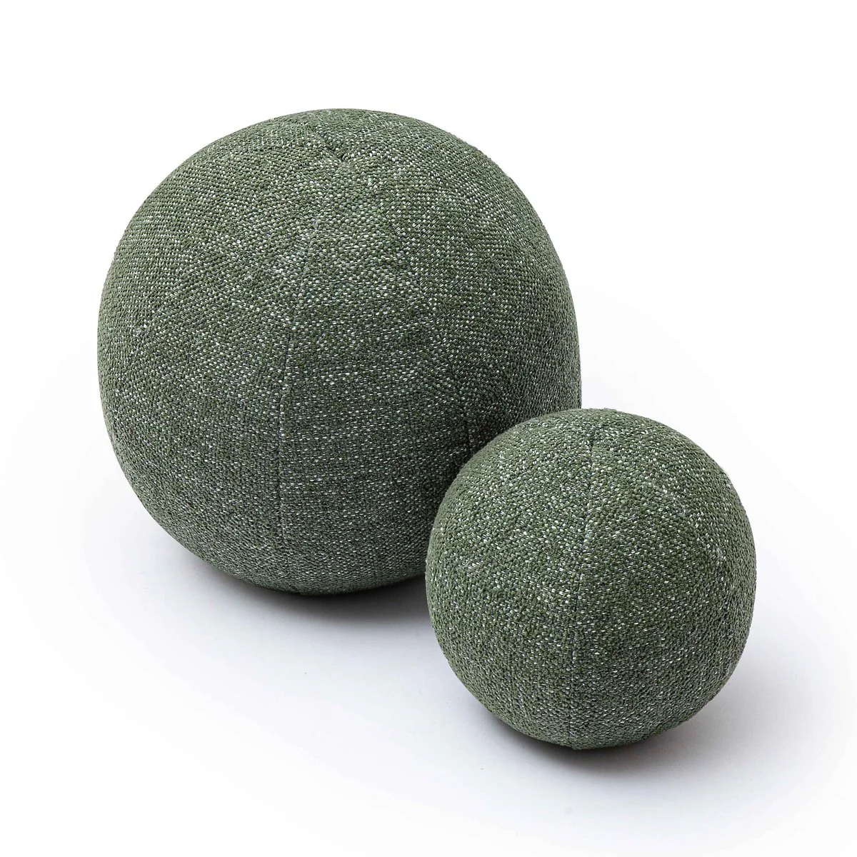 Boba Forest Green Textured Basketweave 14 inch Pillow - Image 5