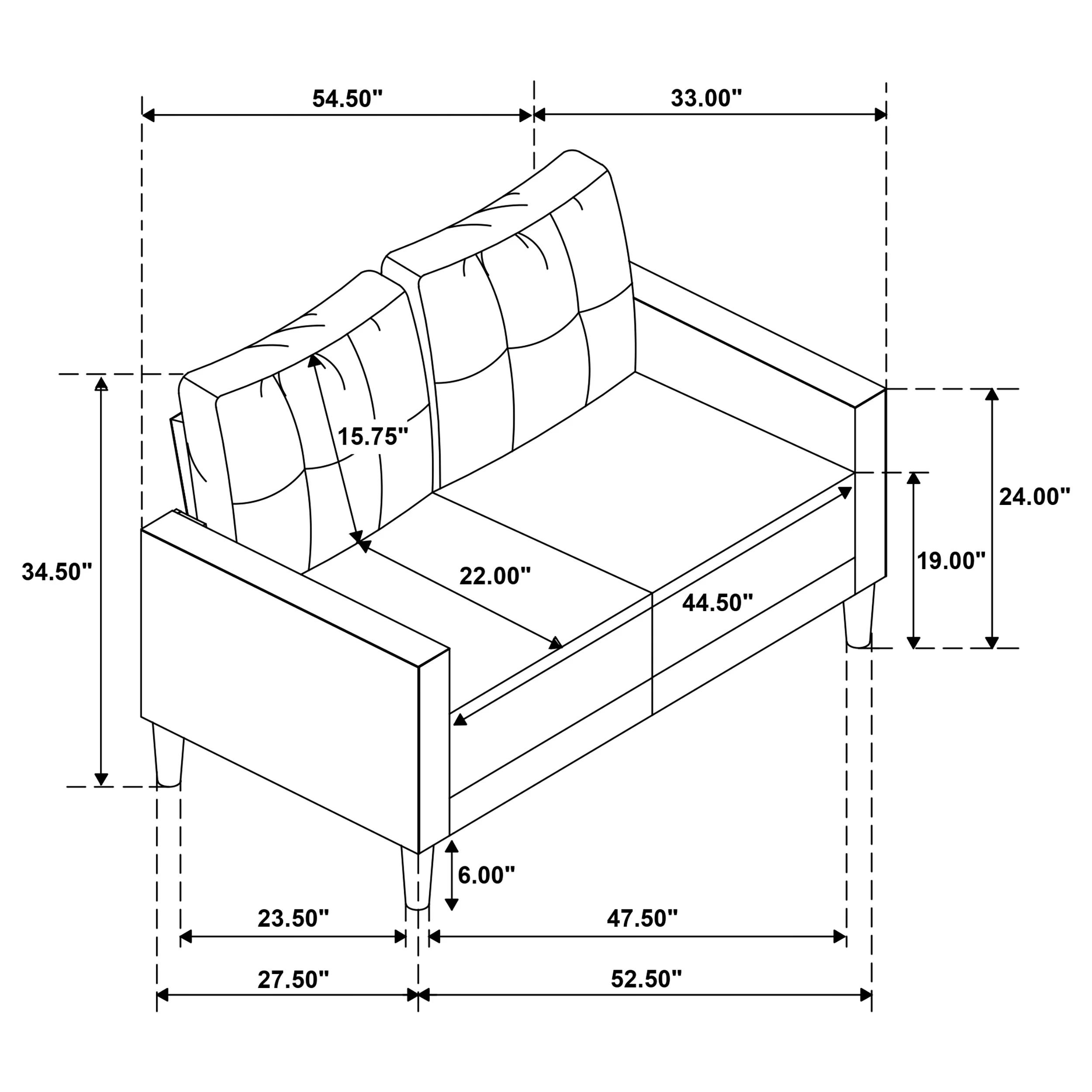 Bowen II Loveseat - Image 23