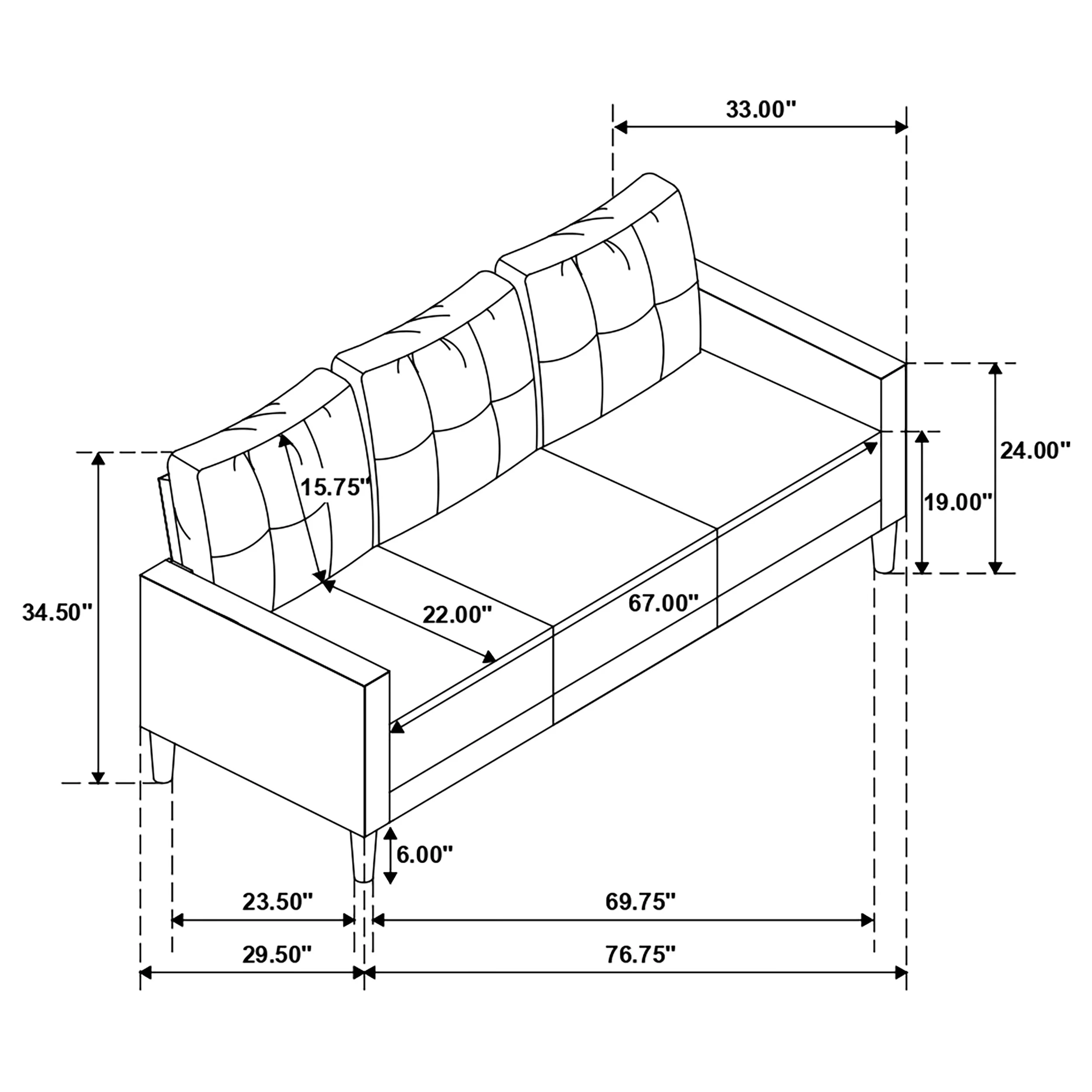 Bowen Sofa Set - Image 57
