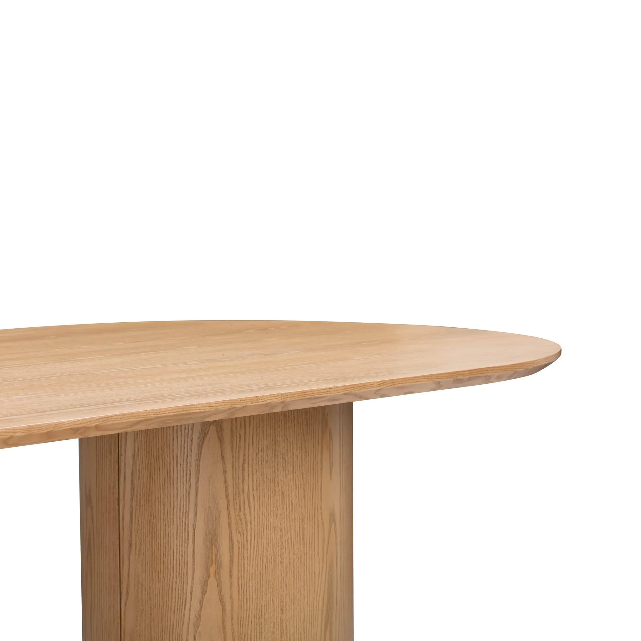 Brandy Natural Ash Wood Oval Dining Table - Image 5