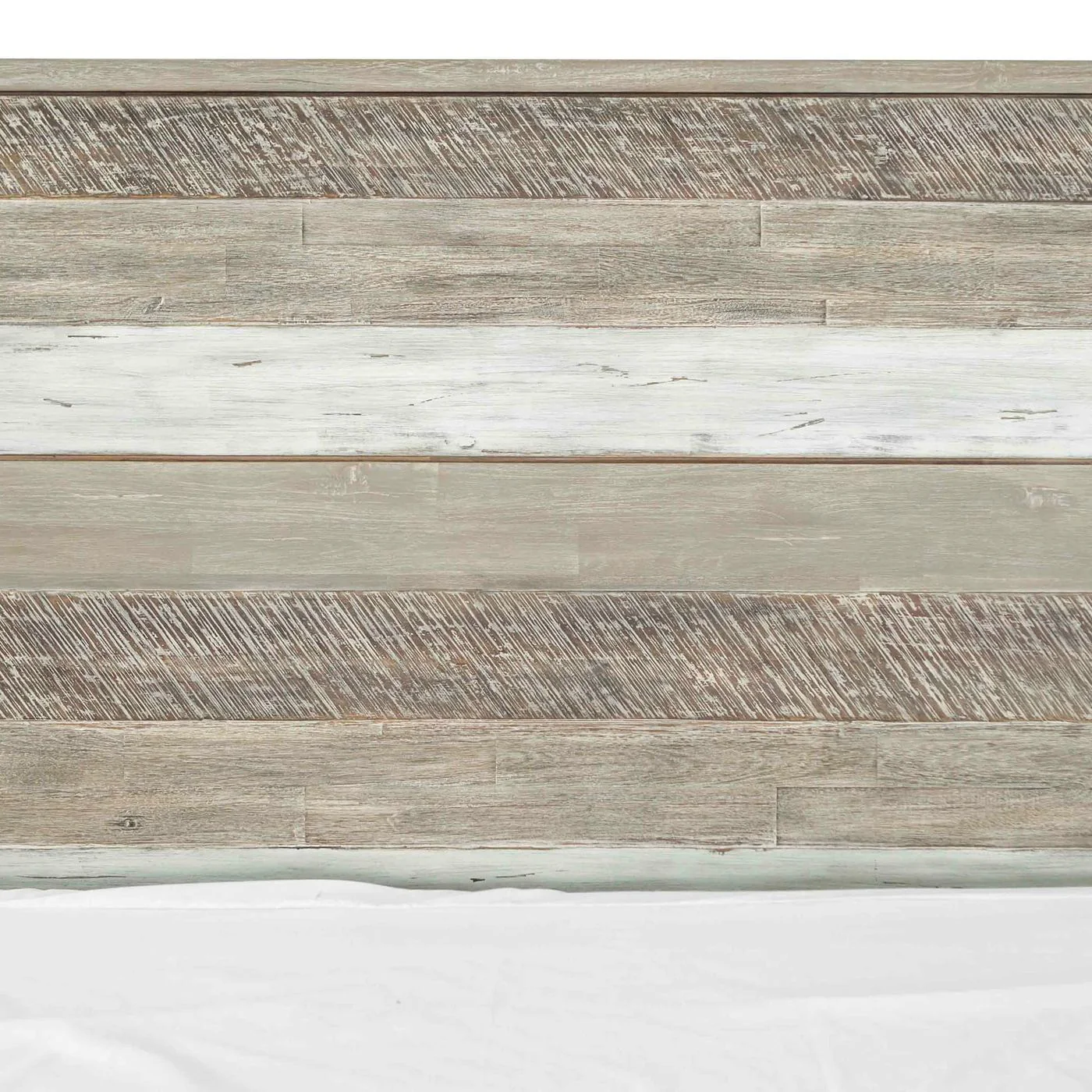 Bridges Queen Platform Bed in Two Tone Acacia Wood - Image 4