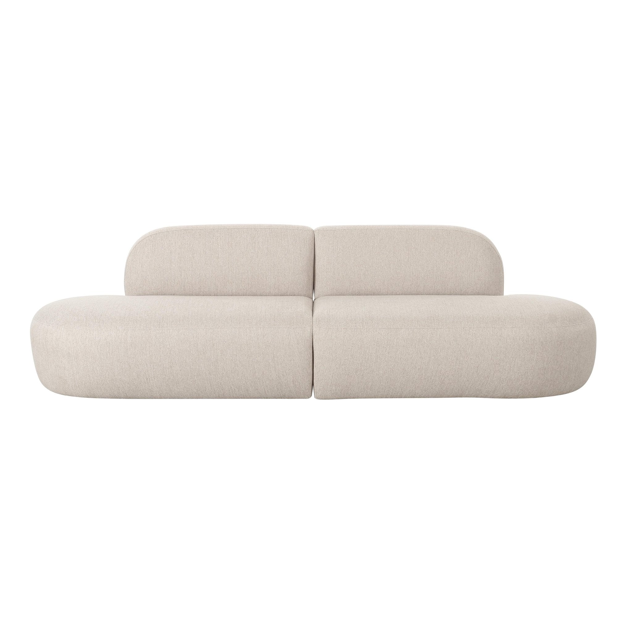 Broohah Beige Linen Sofa - Image 3